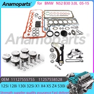 N52 B30 Old style Engine Cylinder Head Gasket Set Timing chain kit For 3.0L 3.0T 05-15 BMW 125i 128i
