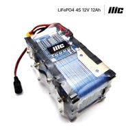 ilic แบตเตอรี่ลิเธียมฟอสเฟต LiFePO4 32700 4S 12V 12000mAh ติดตั้ง BMS