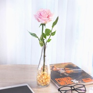 HOA HỒNG ĐẤT SÉT NHẬT - TẶNG CHẬU THUỶ TINH