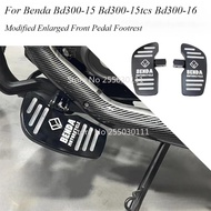 Modified Enlarged Front Pedal Footrest for Benda Chinchilla 300 Rock 300 Bd300-15 Bd300-15tcs Bd300-