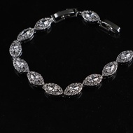 Marquise Cut Cubic Zirconia Tennis Bracelet