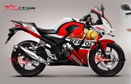 Decal Stiker CBR150R LOKAL Livery RWB Repsol Anime Full Body Motoblast
