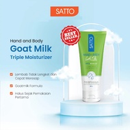 Satto Hand and Body Goat Milk Triple Moisturizer 50 Gr | 200 Gr