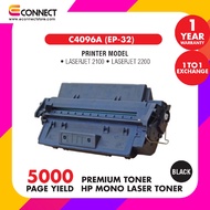 C4096A (EP-32) Laserjet 2100 / 2200 Compatible Toner Cartridge HP Mono Laser Toner Page Yield 5000