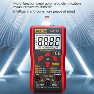 AGBBG Aneng Đồng hồ vạn năng kỹ thuật số m118a Máy kiểm tra AC DC cầm tay máy đo điện trở Mini RMS