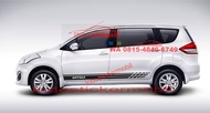 aksesoris list mobil ertiga stiker sticker mobil suzuki ertiga