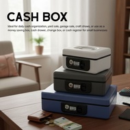 Cash Box Money Safe/ Money Box/ Metal Money Box Cashier Cash Box/ Iron Cash Box/ with Manual Lock