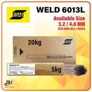 ESAB WELD 6013L Mild Steel Welding Electrode (E6013)