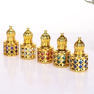 8ML Ball Bottle Electroplated Split roller bottle  Water Cube Mini Sample Glass perfume Bottle