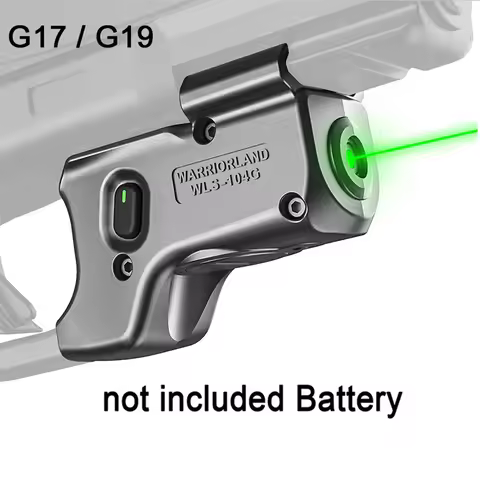 Only For Glock G17/19 (Gen 3-5)/23 /31 /32(Gen 3-4) /19 /44 /45 (Gen 3-5),Red Green Light,No battery