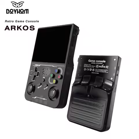 updated Retro Handheld Game Console Linux ARKOS 3.5Inch IPS Screen Portable Pocket Video Player Wi-F