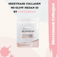 GLASSKIN COLAGEN MASK MS GLOW Sheet Mask Facial Mask Mask Sheet