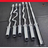 Barbell Bearing Bar Barbell Electroplating Bar Weightlifting Crank Bar Bar Straight Bar Threaded Aus