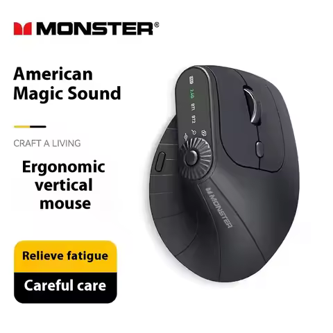 Monster M2 PRO Wireless Gaming Mouse Dual Mode Rechargeable Custom Lightweight & Comfortable Ergonom