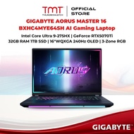 GIGABYTE AORUS MASTER 16 BXHC4MYE64SH AI Gaming Laptop | Intel Core Ultra 9-275HX | GeForce RTX5070T