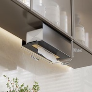 衛生間紙巾盒 洗臉巾收納懸掛置物架 廚房倒掛式紙巾掛架 鏡櫃 倒掛架（快遞送貨上門）