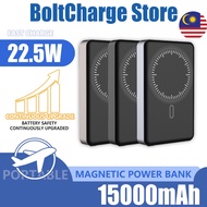 【CCC】Titanium alloy powerbank 15000mah original magnetic 3c 22.5W Super Fast Charging Mini Portable