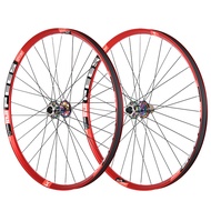 RUJIXU mountain bike wheel set 26 inch 27.5 inch 29 inch wheel dazzling color spoke mountain wheel set