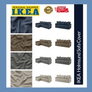 IKEA Holmsund Sofa Cover for Corner 3 Seat Sofa Bed Kilanda Blue Beige