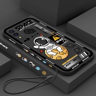 Casing OPPO A16 A17 A53 A54 A73 A74 A93 A94 F17 Pro Rocket Space Astronaut Phone Case Shockproof Sof