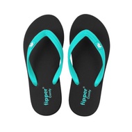 Original Comfy Black Turquoise Fipper Sandals
