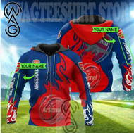 XZX180305   Arsenal f.c All Over Printed 3D Hoodie 15