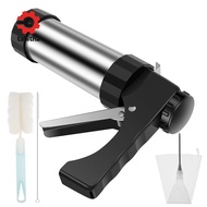 Churrera Churro Maker Machine Stainless Steel Churro Maker Kit with 3 Different Tips Piping Nozzle H