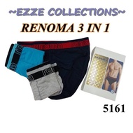 SC# Renoma Men Brief 3 IN 1 / Seluar Dalam Lelaki