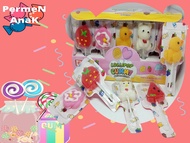 permen warung anak lolipop gummy karakter 30pcs