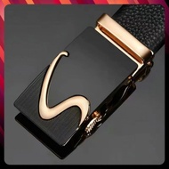 BRAND PRODUCT High Quality Men's Belts - High quality fashion men's leather belt with automatic buck