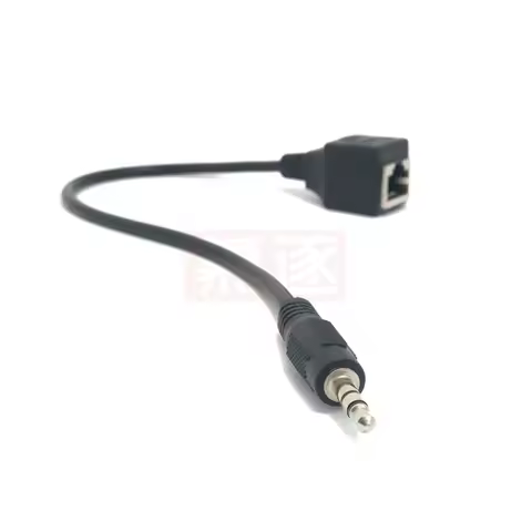 Netzwerk RJ45 e zu DC 3,5 Jack DC 3,5chen Kabel Adapter 30CM