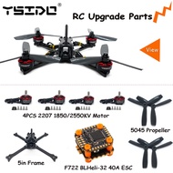 2207 Motor F722 40A ESC Five33 5in Racing Ultra Light X-type 200mm Frame 5045 Prop Combo for FPV RC 