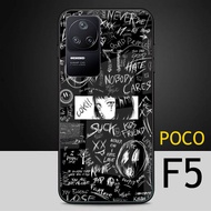 Glitter Glass Softcase For F5poco - Casing hp F5poco - Hanpdhone Protector F5poco - Casing hp -A85
