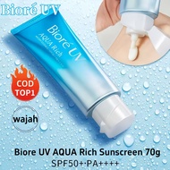 NEW Biore UV AQUA Rich Watery Essence Sunscreen SPF50+PA++++ 70g Biore Sunscreen