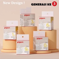 Pigeon Wide Neck Dot Threeth Generation Pigeon Soft Touch Nipple, 1 pc