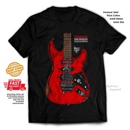 Eddie Van Halen Frankenstrat guitar cotton tshirt