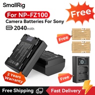SmallRig Rechargeable Batteries 2040mAh with Battery Charger for Sony NP-FZ100 for Sony A7 III A7S I