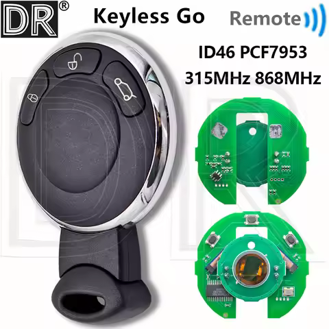 DR Great Keyless Go ID46 PCF7953 315/868MHz Car Remote Key 5WK49331 For BMW Mini Cooper Clubman Coun