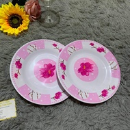 TM DC 99 Shallow Round Plastic Plate, Safe to Use Plastic Food Plate, Thick Mta_Mart2