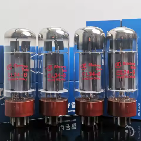 Shuguang EL34-B EL34 Vacuum Tube Replace 6CA7 EL34B 6P3P 5881 EL34M Electron Tube Amplifier DIY HIFI