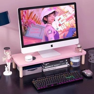 Desktop Screen Rack Laptop Heightening Rack Computer Pink Heightening Rack Desktop ins Storage Rack 