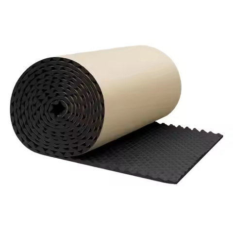 1Pc 50x200cm Acoustic Foam Self-adhesive Egg Sound Insulation Panels High Density for Studio KTV Off