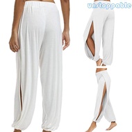 Un* Slit Harem Pants Women Hippie Harem Pants Trousers Beaches Coverup Pants