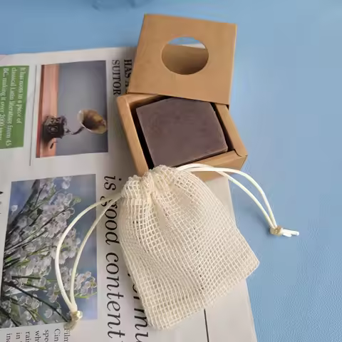 Custom Logo Soap Gift Bags 8x10cm 9x12cm 10x15cm Makeup Drawstring Pouches