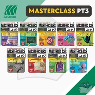 Buku Rujukan MasterClass PT3 2022 Tingkatan 1.2.3 BM/Mate/Sains/Sej/Geo/P.Islam/RBT [Sasbadi]