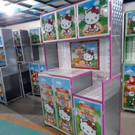 READY RAK PIRING KACA 3 PINTU KARAKTER DORAEMON HELOKITY KEROPI