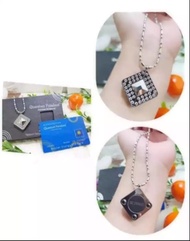 [TERLARIS]1SET kalung quantum pendant asli hanya kalung+box+sertifikatkalung quantum loveKalung Kese