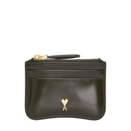 AMI PARIS Men's Paris Paris Zipped Card Holder 600079336KHA