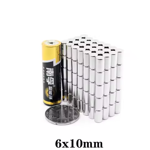 6x10mm Thick Powerful Magnets 6*10 Strong Disc Magnets For Fridge, DIY, Building, Scientific, Craft,