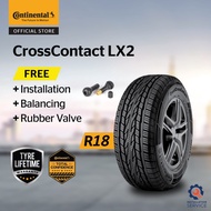 Continental CrossContact LX 2 R18 225/55 (with installation)